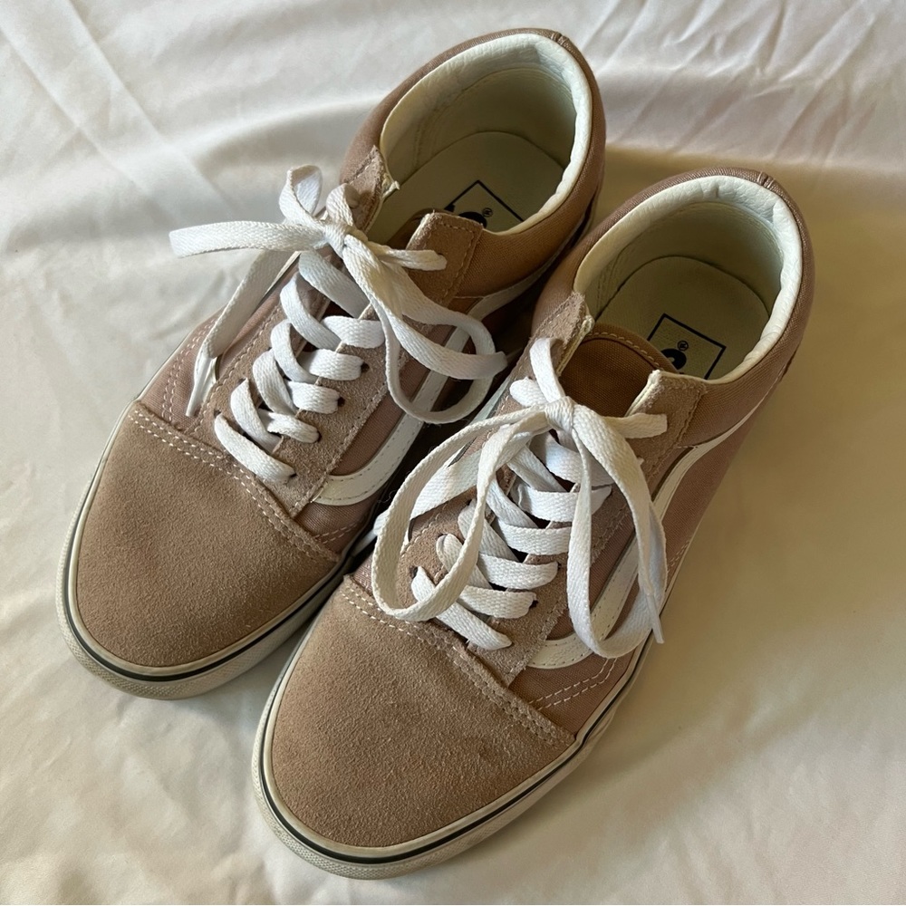 Vans Old Skool Muted Pink Suede Sneakers